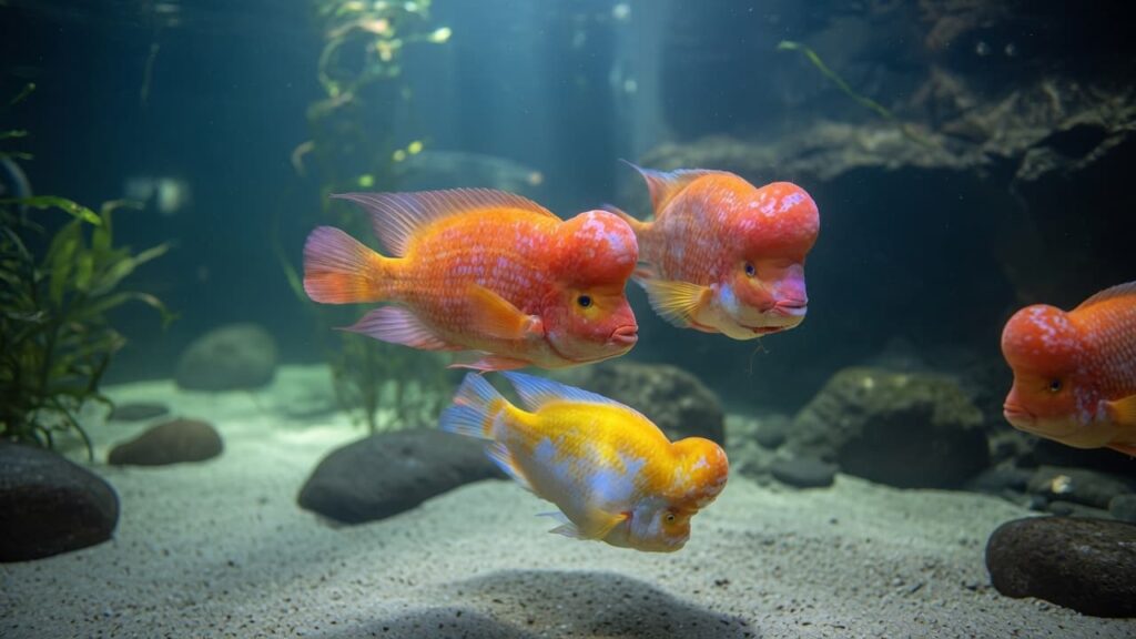 Different types of edible fish including freshwater and saltwater species rich in protein and omega-3