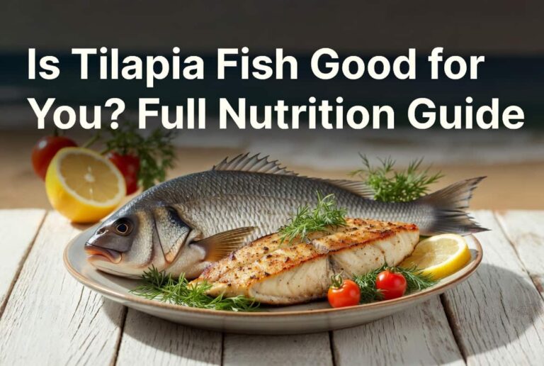 Is tilapia fish good for you: fresh whole tilapia and baked fillet with lemon and herbs