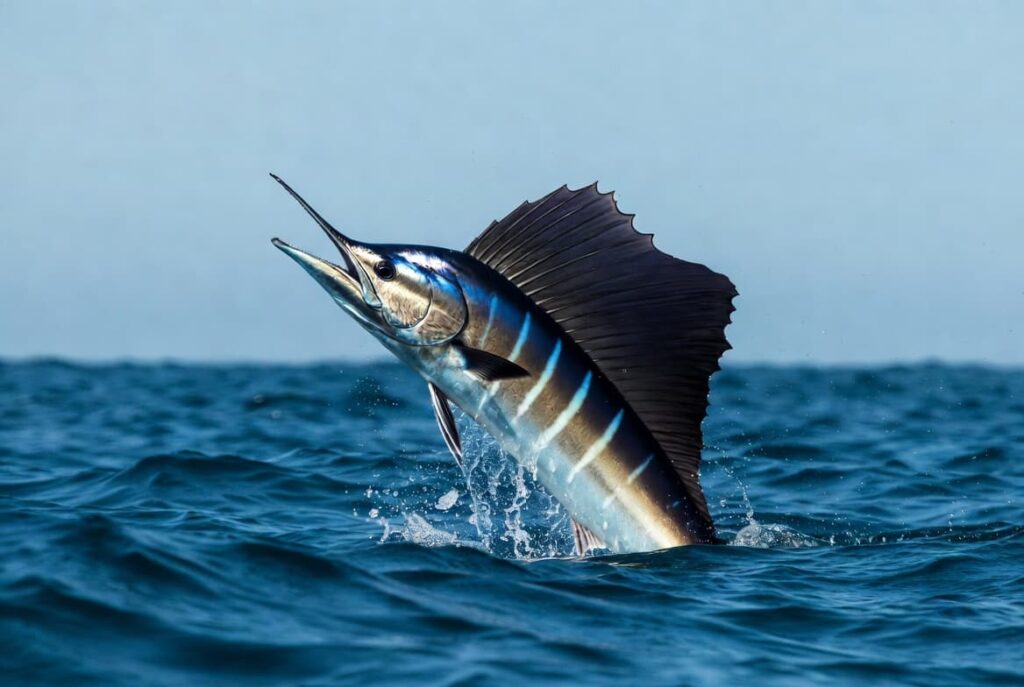 Sailfish swimming in a clean aquarium with vibrant colors Close-up of a fancy Sailfish showing flowing fins and bright colors Common Sailfish swimming in a garden pond with clear water
