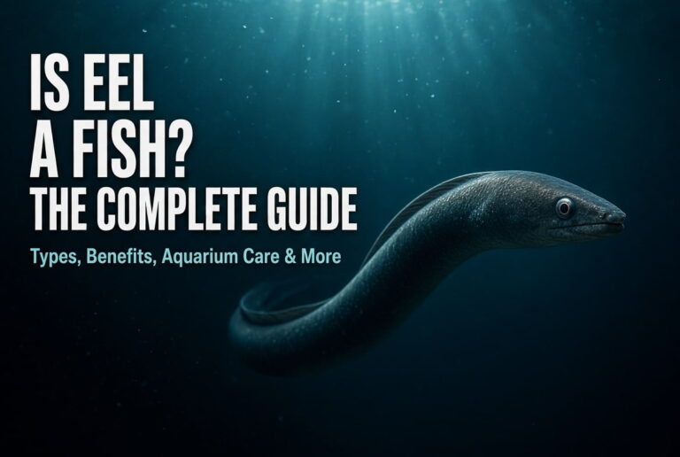 Eel fish swimming underwater, is eel a fish complete guide banner